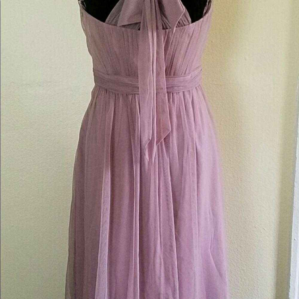 Wedding special occasion.BHLDN dress in rosy brown